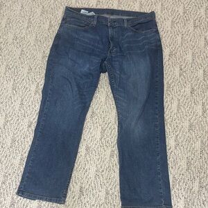 Levi's Dark Blue Straight Jeans